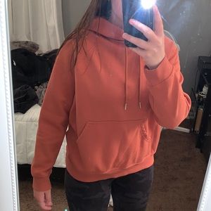 burnt orange hoodie